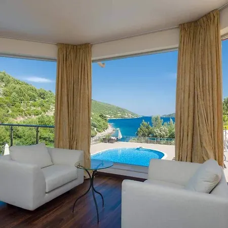 Seafront Zaglav On Island Korcula, Private Pool, Parking,bbq *