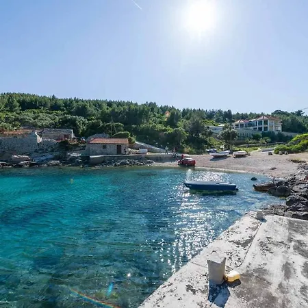 Villa Seafront Zaglav On Island Korcula, Private Pool, Parking,bbq *