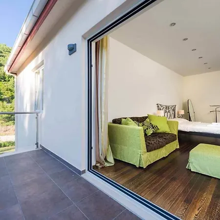 Seafront Zaglav On Island Korcula, Private Pool, Parking,bbq Villa